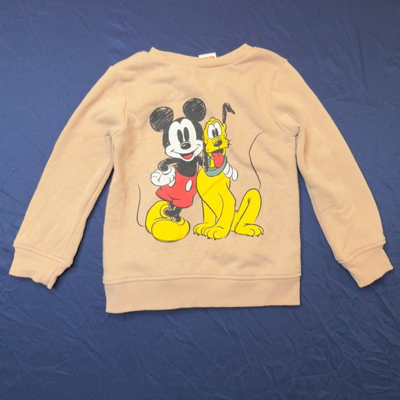 2 (two) Disney Mickey Mouse Cream Sweatshirt and shirt - Picture 2 of 6